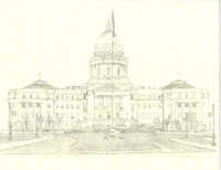 Samantha Bee Blaykworth, "Pencil Sketch of Idaho State Capitol Building"