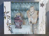 Kameryn Casebonne, "Urn & Rosary Hand in Hand""