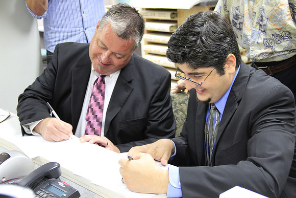 James VanRiper and Myles Robertson