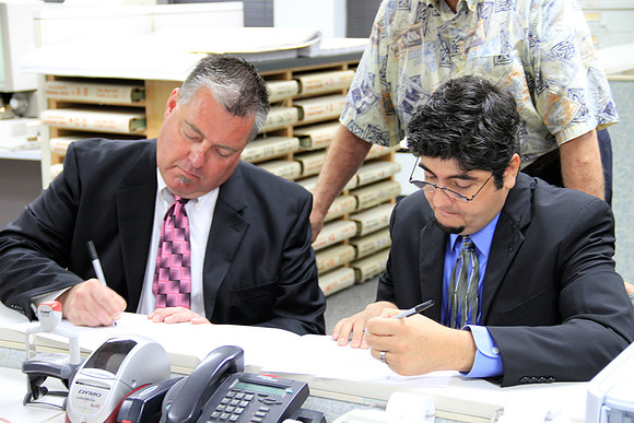 James VanRiper and Myles Robertson