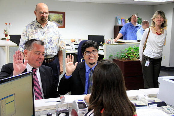 James VanRiper and Myles Robertson