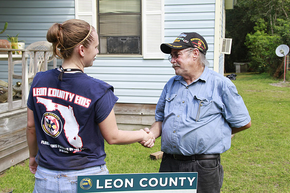 Kayse Harrell (EMS) and Jerry Allen