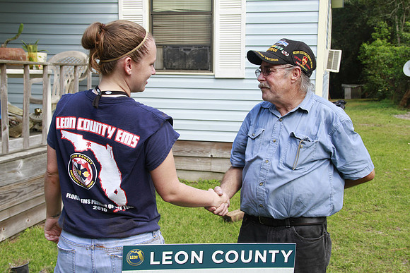 Kayse Harrell (EMS) and Jerry Allen