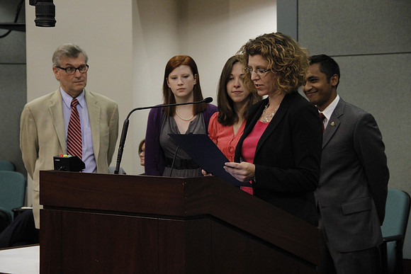 Proclamation for the Florida State University College Mock Trial Team on Winning the 2013 National Championship in the American Mock Trial Association Competition (Commissioner Kristin Dozier)