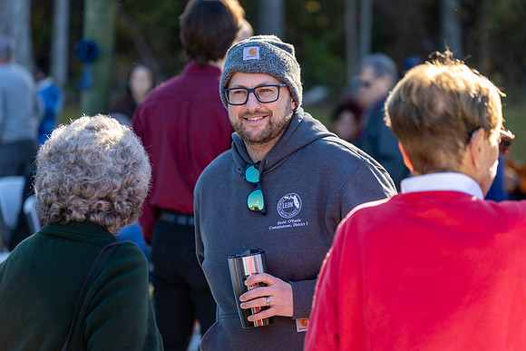 Commissioner O'Keefe attends the opening of the Debbie Lightsey Nature Park.